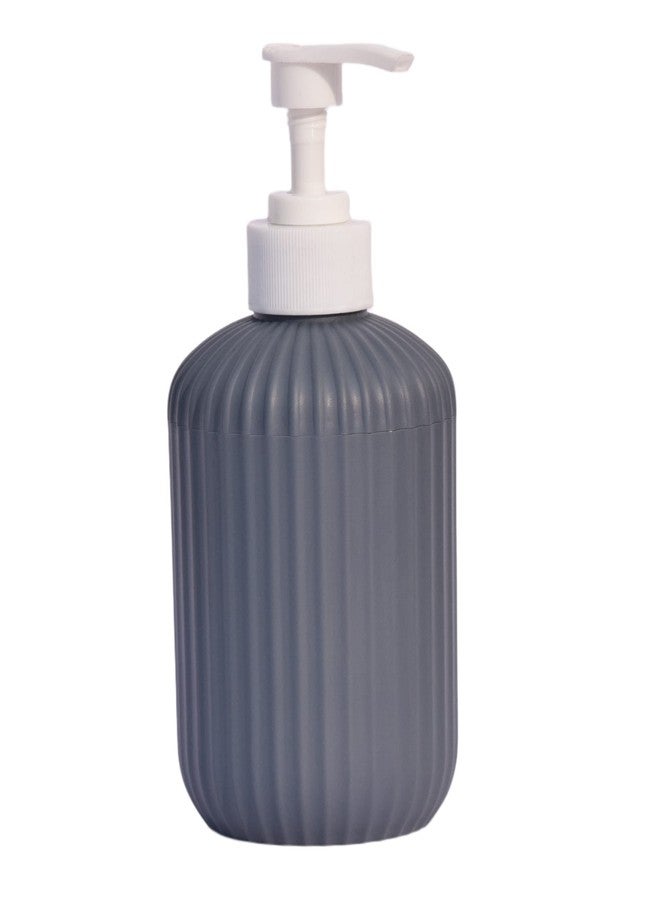EMOH ROCED Soap Shampoo Conditioner Hand Wash Gel Dispenser Liquid Soap Sanitizer Dispenser for Bathroom Basin Kitchen Sink 350Ml (Pack of 1, Metallic Grey) - Image 4